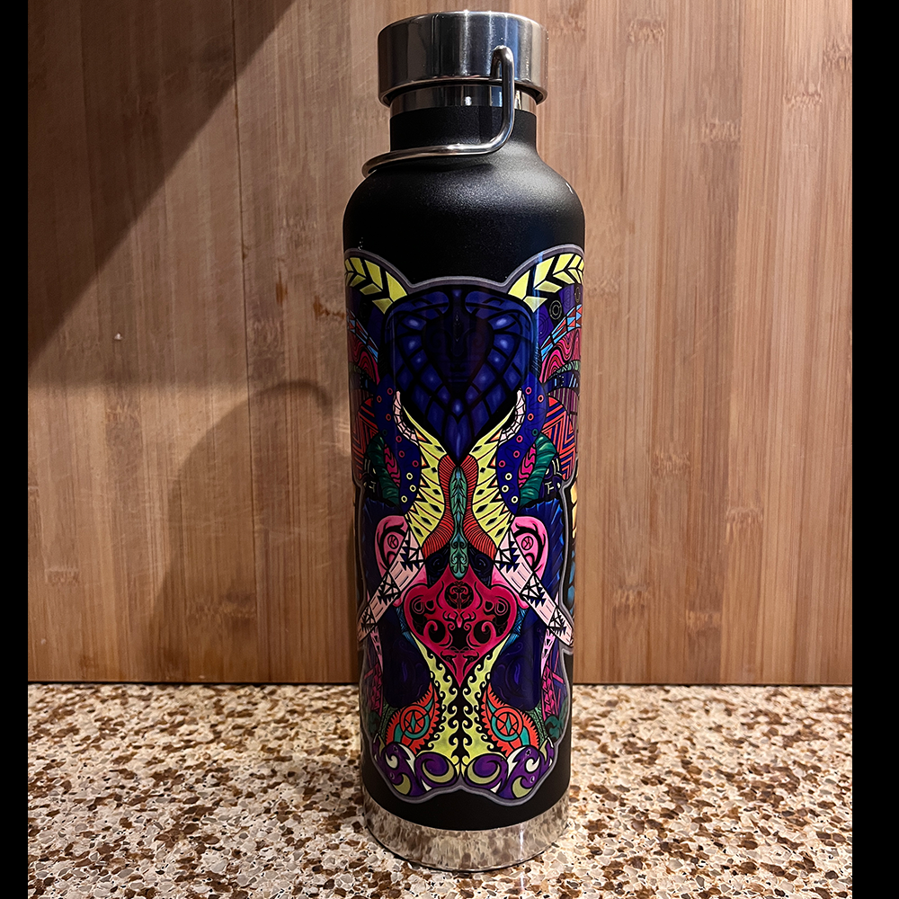 Mashaka - Tribal elephant - Water Bottle