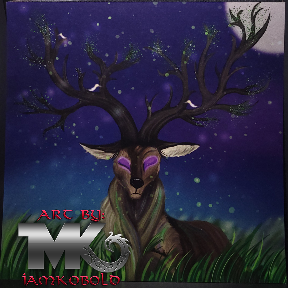 Atamai - Forest Elk Guardian - Print