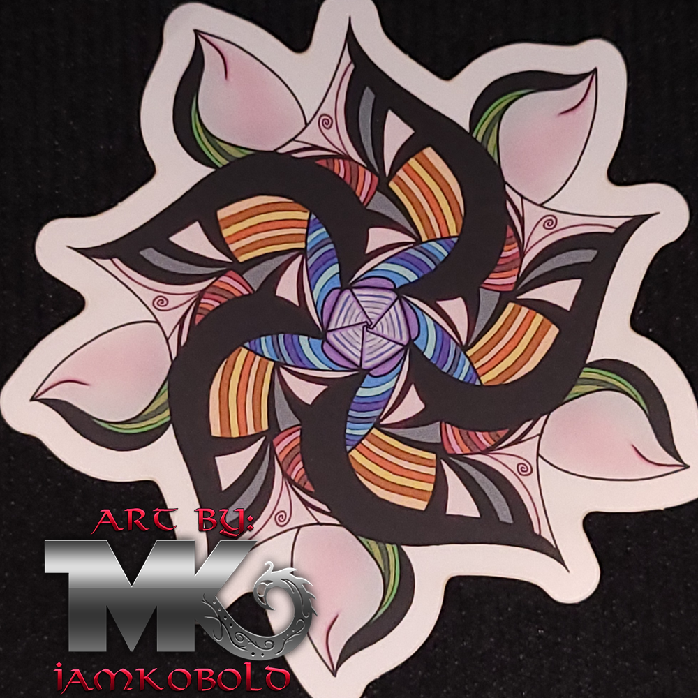 Celtic Rose - Sticker