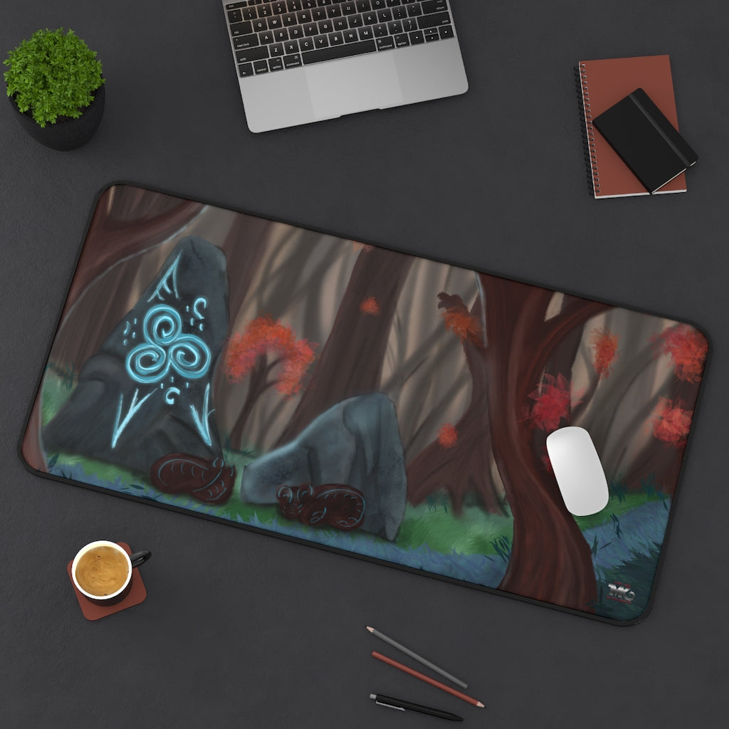 Sleepy Forest - Desk Mat