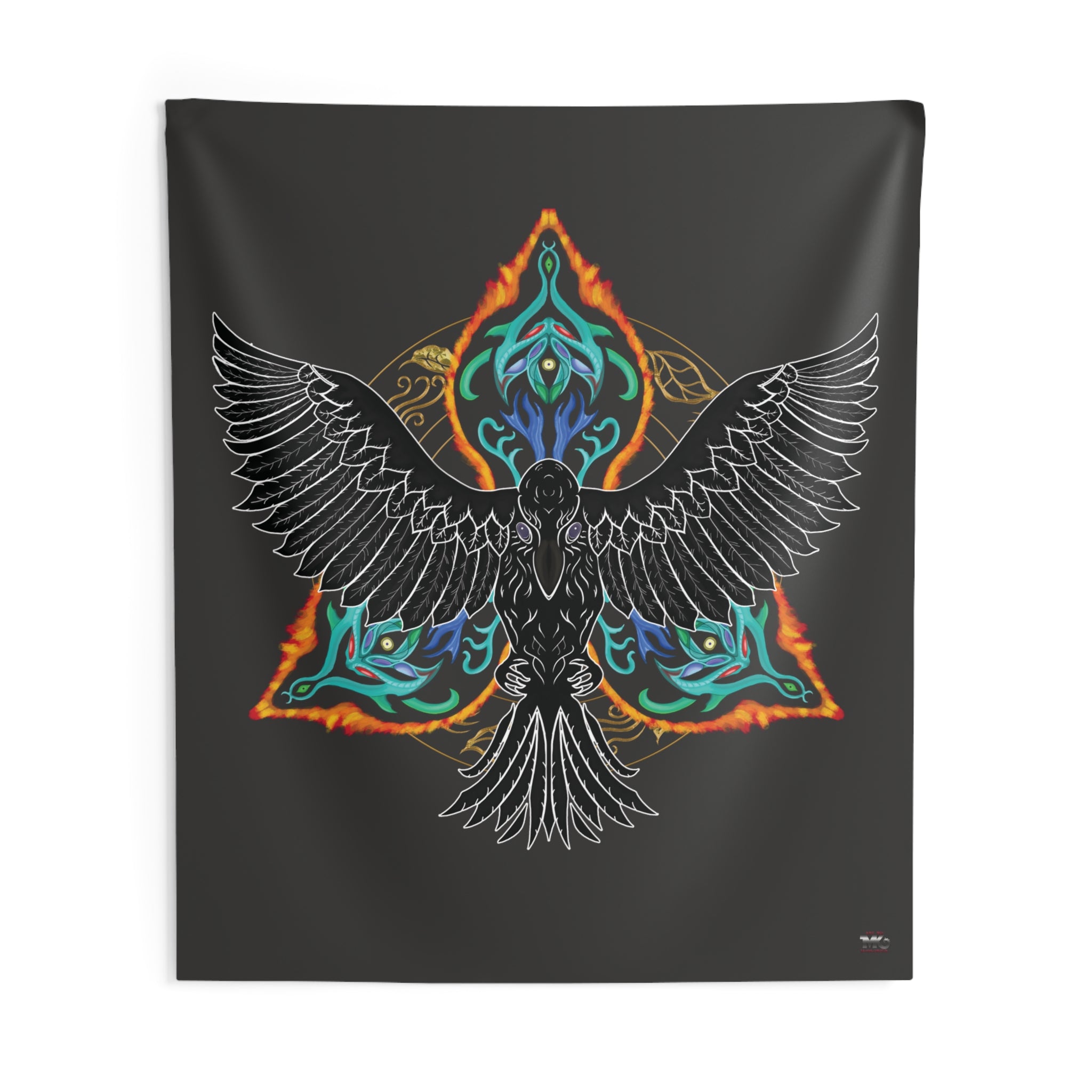 Magical Crow - Wall Tapestry