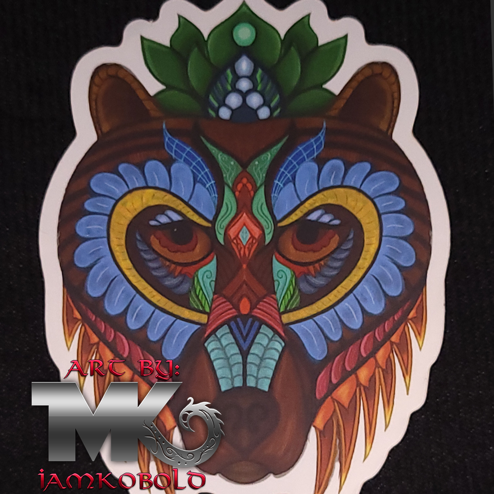 Celtic Bear - Sticker