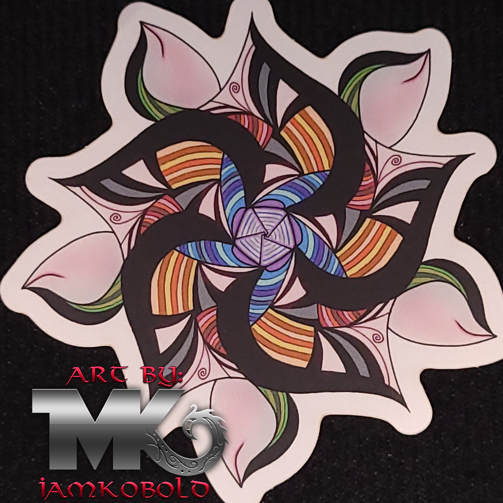 Celtic Rose - Mandala - Sticker