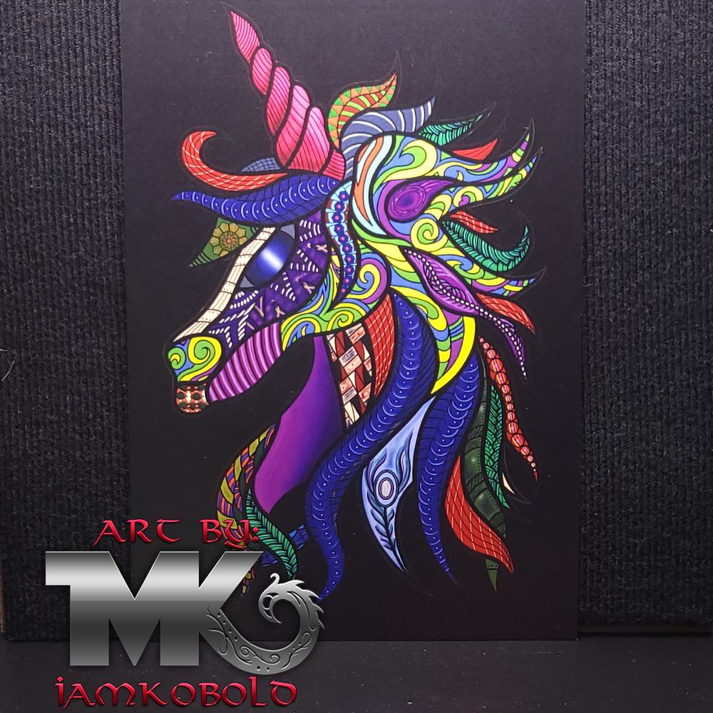 Fierce Unicorn - Print