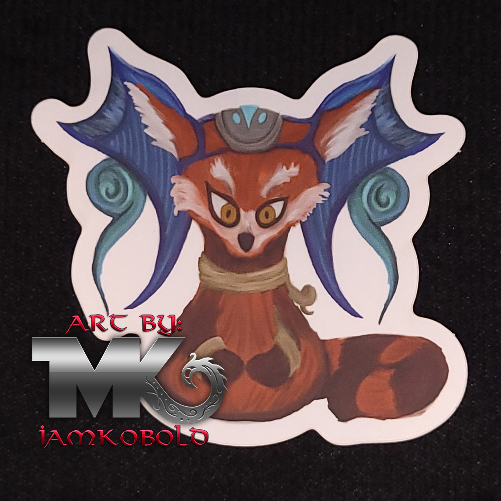 Khajit Red Panda - Sticker