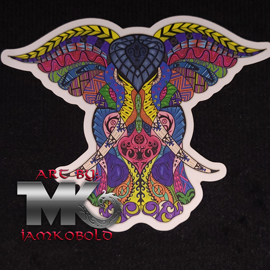 Mashaka - Tribal elephant - Sticker