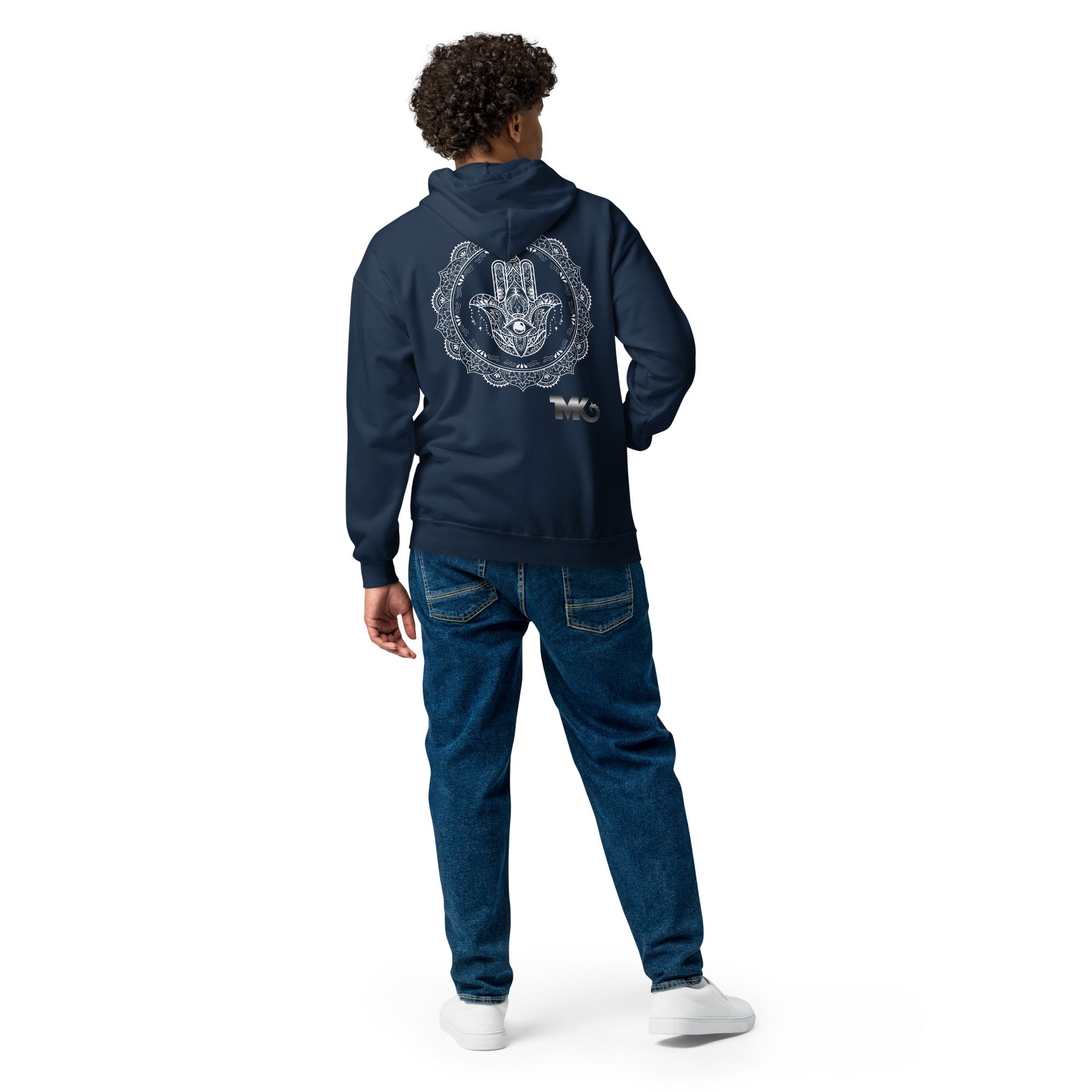 Hamsa Hand - Unisex heavy blend zip hoodie